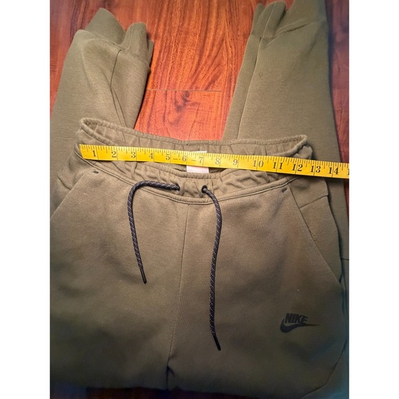 Nike Men's Sportswear Tech Fleece Jogger Pants Size S Rough Green CU4495-326 - Picture 5 of 8